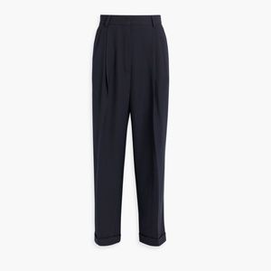 ❌SOLD❌ DRIES VAN NOTEN Pleated twill straight-leg pants